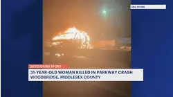 Barnegat woman killed in fiery Garden State Parkway crash