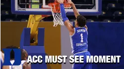 Duke's Jalen Johnson Soars In For The Huge Slam