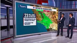 Hay 23 millones de personas bajo vigilancia de inundaciones en California