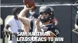 Wake Forest QB Sam Hartman Leads Demon Deacons Past FSU