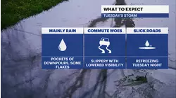 STORM WATCH: Heavy rain leading to puddles and slippery roads in The Bronx