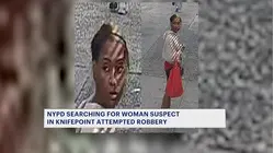 NYPD searches for woman suspected of attempted knifepoint robbery