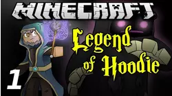 Minecraft Legend of Hoodie E01 "Wizard's First Day" (Silly Role-play)