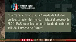 Trump ordena un bloqueo del estrecho de Ormuz tras el fracaso de las negociaciones con Irán