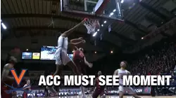 Virginia Tech's Storm Murphy Drops A Dime To Keve Aluma For The Rim Rocker | ACC Must See Moment