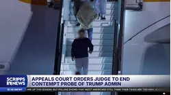 Appeals court orders judge to end contempt investigation of Trump administration deportation flights
