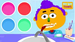 Learn Colors With This is the way we brush our teeth