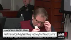 Defendant Paul Caneiro Wipes Away Tears During Nephew's Autopsy Report