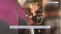 Cardi B spotted recording music video in Sunset Park