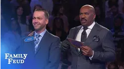 Leslie and Josh play for $20,000! | Family Feud