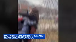 Woman, child beaten, seriously hurt near South Side CPS school: VIDEO