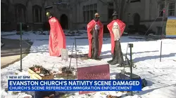Vandals decapitate statue at suburban church's anti-ICE Nativity scene