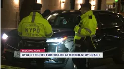 Cyclist critically injured in Bed-Stuy crash