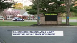 Police beef up security after threat made against an elementary school in the Three Village School District