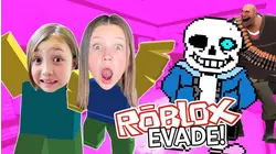 ROBLOX EVADE!!! Who Was CHASING Us? Kjar Crew