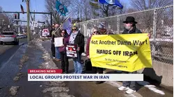 Norwalk rally calls for peace in wake of U.S.-Israeli's military strike on Iran