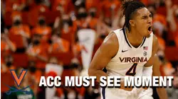 Virginia's Armaan Franklin Drills A Deep Three To End The Half | ACC Must See Moment