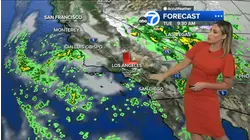 More showers in the forecast much of this week in Southern California
