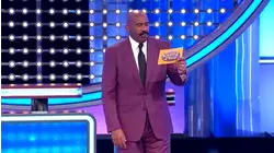 Steve Harvey loves coming home to this! | Family Feud