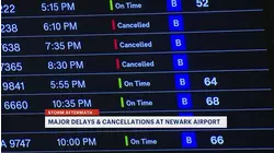 Airport delays and cancellations irk passengers at Newark Liberty International Airport
