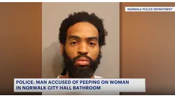 Police: Man accused of peeping on woman inside Norwalk City Hall bathroom
