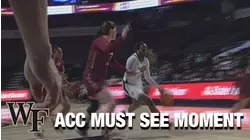 Wake Forest's Elise Williams Sneaks Shot Past 'Noles Defense To Force OT | ACC Must See Moment