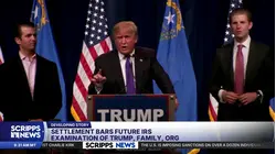 Settlement bars future IRS examination of Trump, family and organization