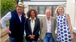 Bobby Davro and Sheila Ferguson