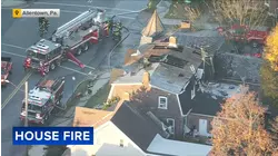 Firefighters battle 2-alarm fire in Allentown, Lehigh County