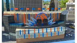 Bricks that don't miss - Legoland builds Knicks tribute for finals run