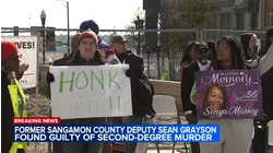 Protesters, Massey family frustrated by 2nd-degree murder conviction