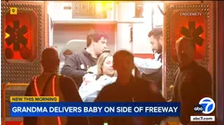 Grandmother helps deliver baby boy on side of 215 Freeway in Riverside