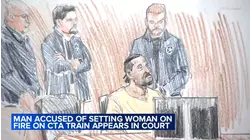 CTA Blue Line fire attack suspect to remain in custody, judge rules