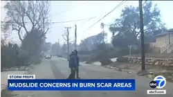 Incoming storm bringing mudslide concerns to SoCal burn scar areas
