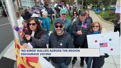 'No Kings' rally in Stamford urges voter turnout ahead of Midterm Elections