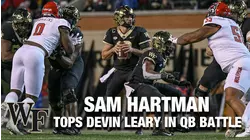 Wake Forest's Sam Hartman Tops Devin Leary In QB Battle