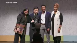 Teen wins middle school STEM competition with origami model