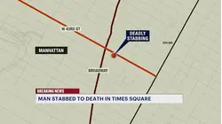 Man Stabbed to Death in Times Square