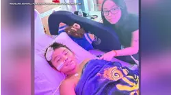 Young boy awake, breathing on his own after OC helicopter crash