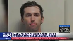 Man accused of killing Charlie Kirk pushes to ban cameras from court