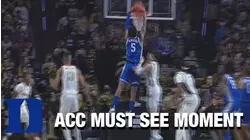 Duke's Paolo Banchero Spins Then Slams | ACC Must See Moment