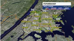 Calm, beautiful weather through Wednesday morning in The Bronx