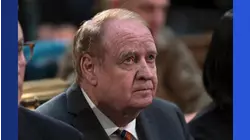 Memorial bunting honors former Gov. Dick Codey at South Mountain Complex