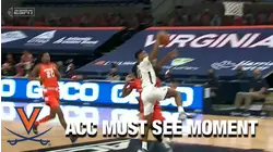 Good Virginia Defense Results In Casey Morsell Dunk  | ACC Must See Moment