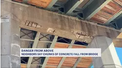 Neighbors raise safety concerns over falling concrete from Verrazzano Bridge in Fort Hamilton