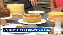 Beatrix and Ema offering delicious pies for holiday season