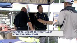 Wilton police connect with residents during Coffee with a Cop event