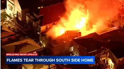 Large fire tears through house on South Side: CFD