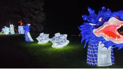 Hundreds of glowing lanterns transform Glen Island for Autumn Glow Festival