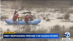 First responders prepare for raging rivers in Riverside